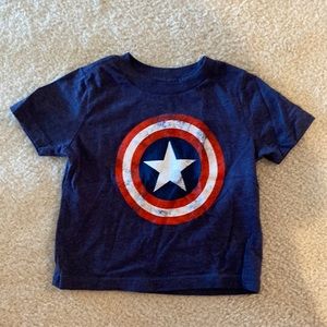 Marvel Captain America T-shirt 18 mos